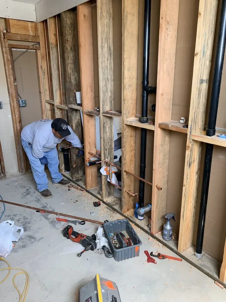 Commercial rough-in plumbing for Water Heater Replacement in Country Ridge Estates